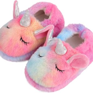 Pantuflas Unicornio Arcoíris